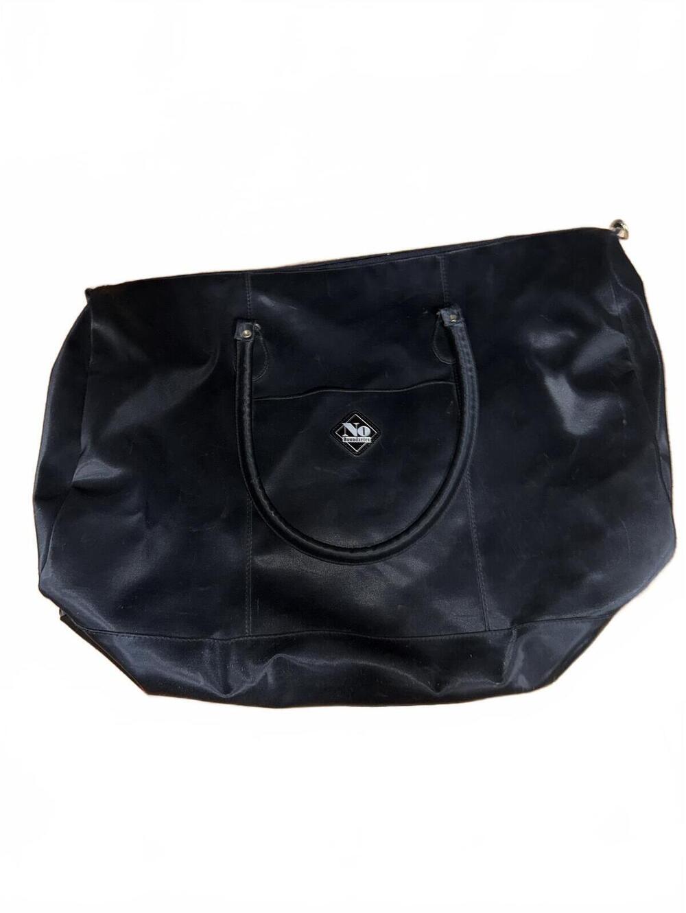 Vintage No Boundaries Black Large Tote Bag
